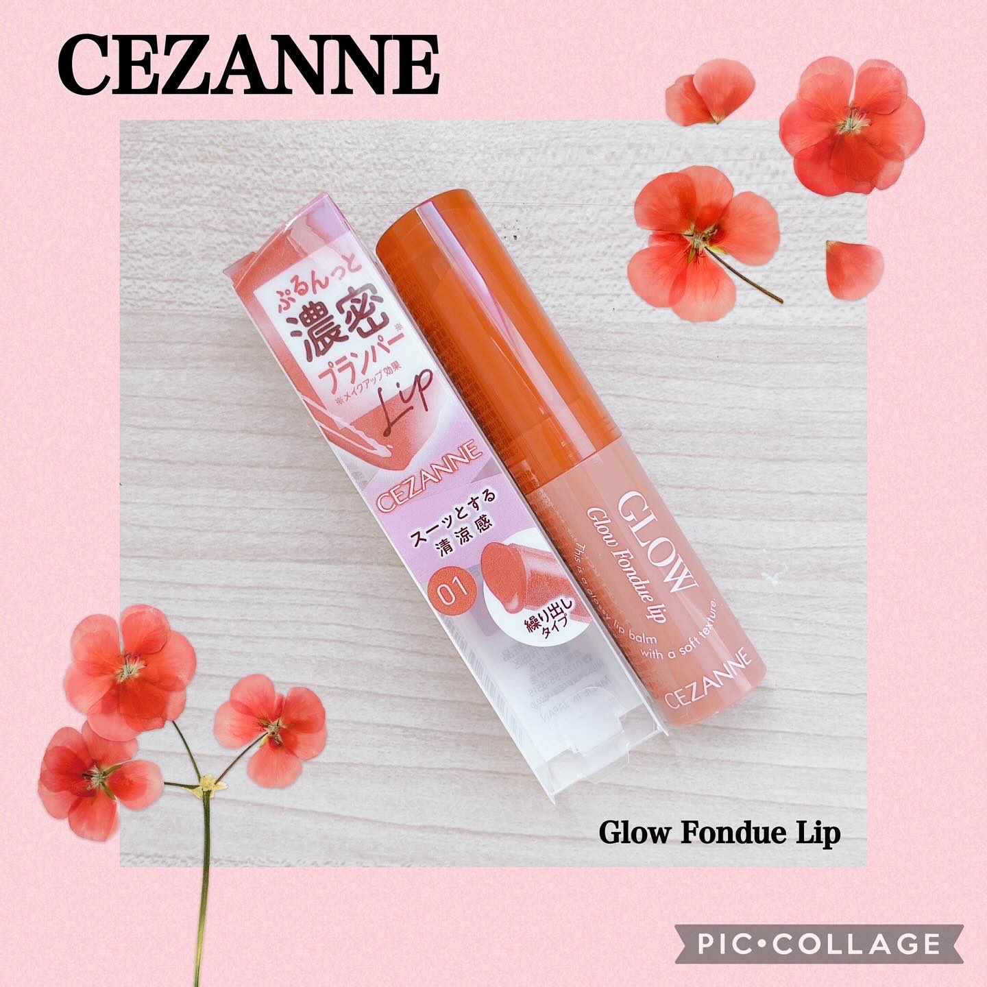 グロウフォンデュリップ/CEZANNE/口紅・グロス・リップライナー・リップケアを使ったクチコミ（1枚目）