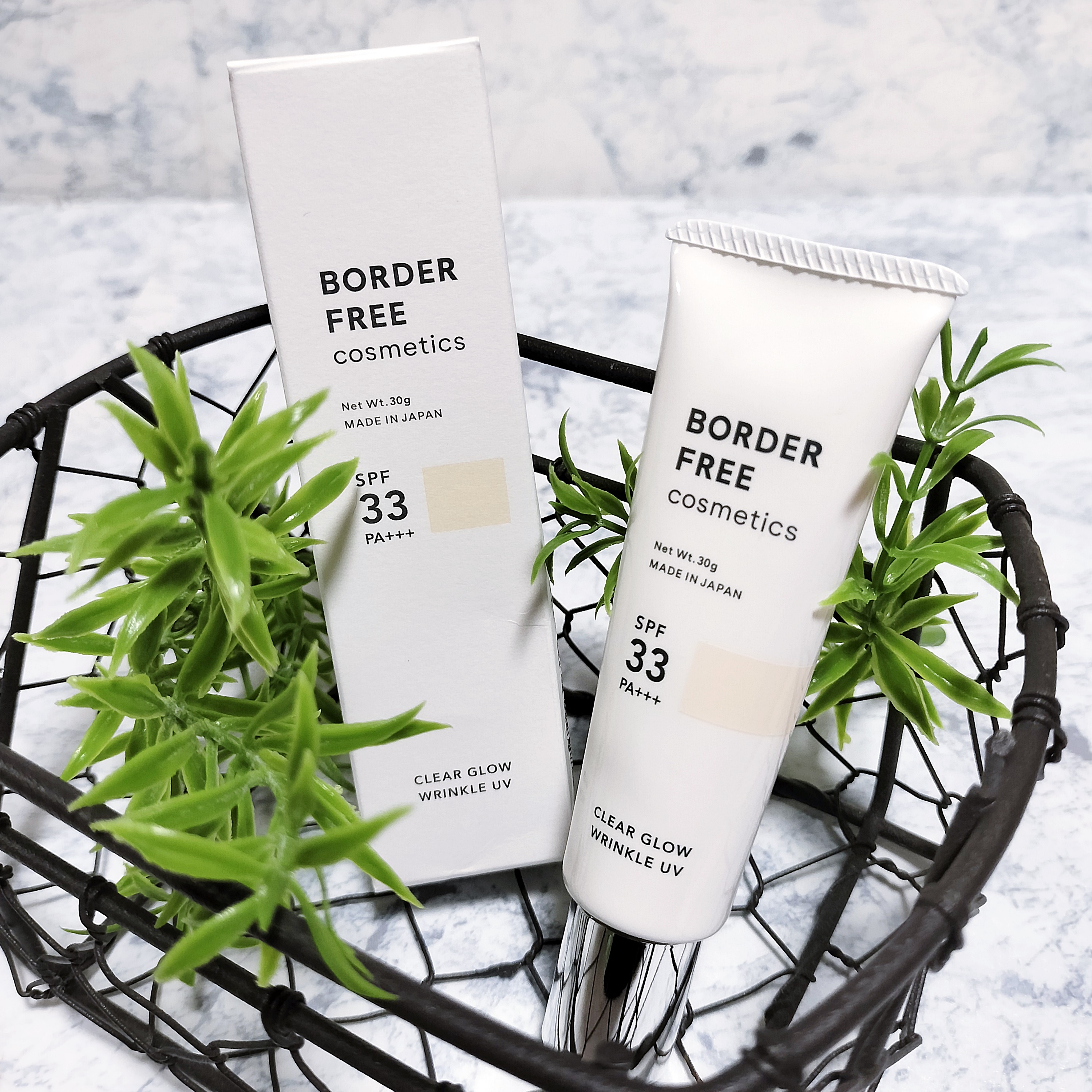 クリアグロウリンクルUV/BORDER FREE cosmetics/日焼け止め・UVケアを使ったクチコミ（1枚目）