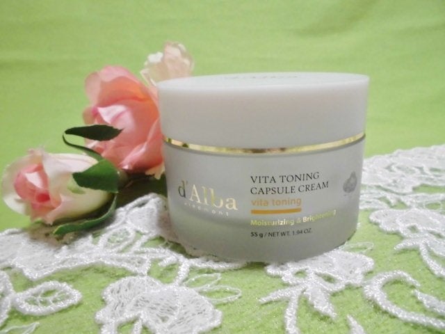 ビタトーニングカプセルクリーム/ダルバ/フェイスクリームを使ったクチコミ(2枚目)