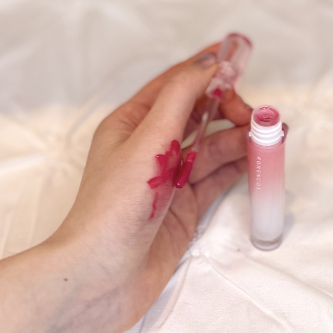 オールライトムードグローティント/フォレンコス/リップティントを使ったクチコミ（3枚目）