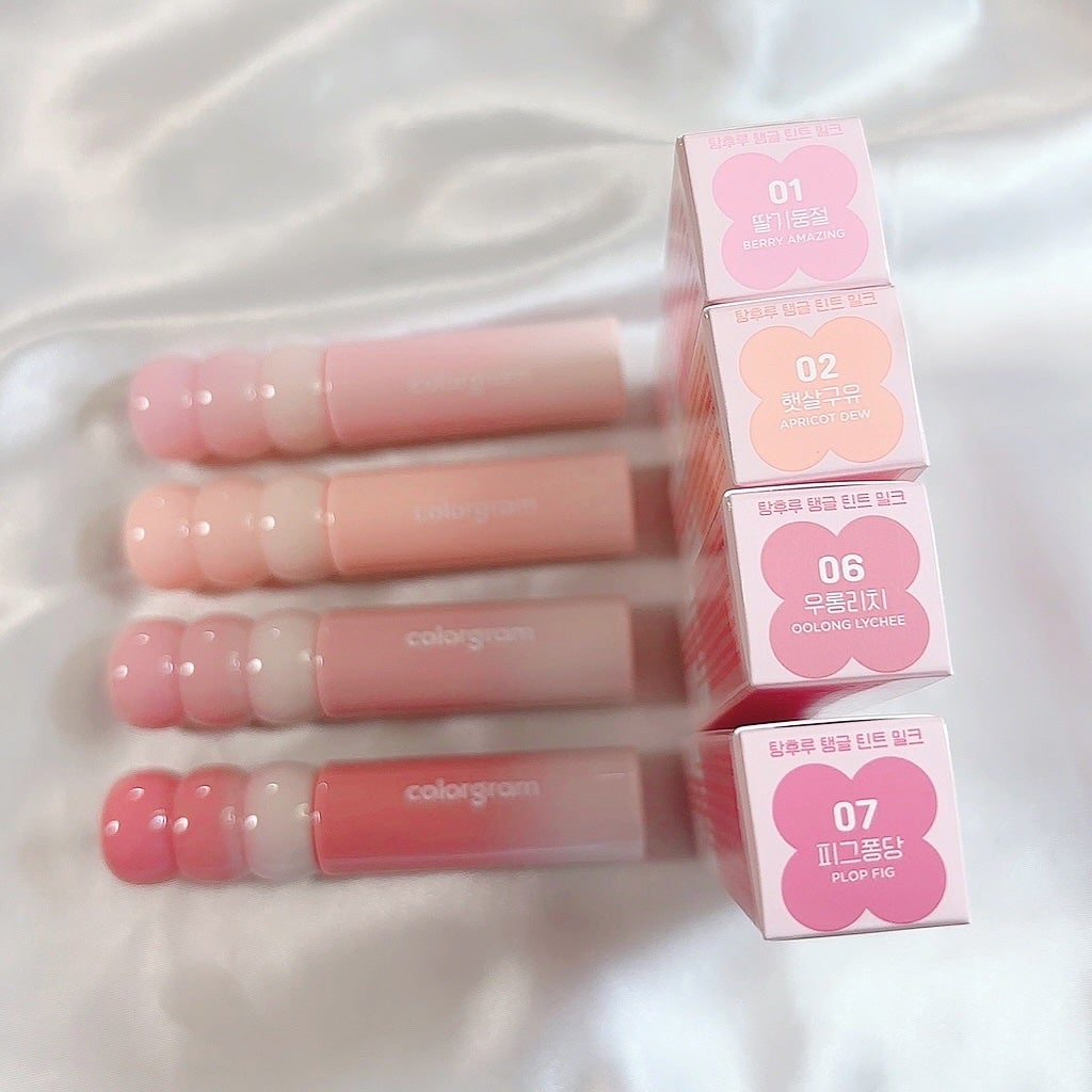 タンフルグラスティント/Colorgram/リップティントを使ったクチコミ(4枚目)