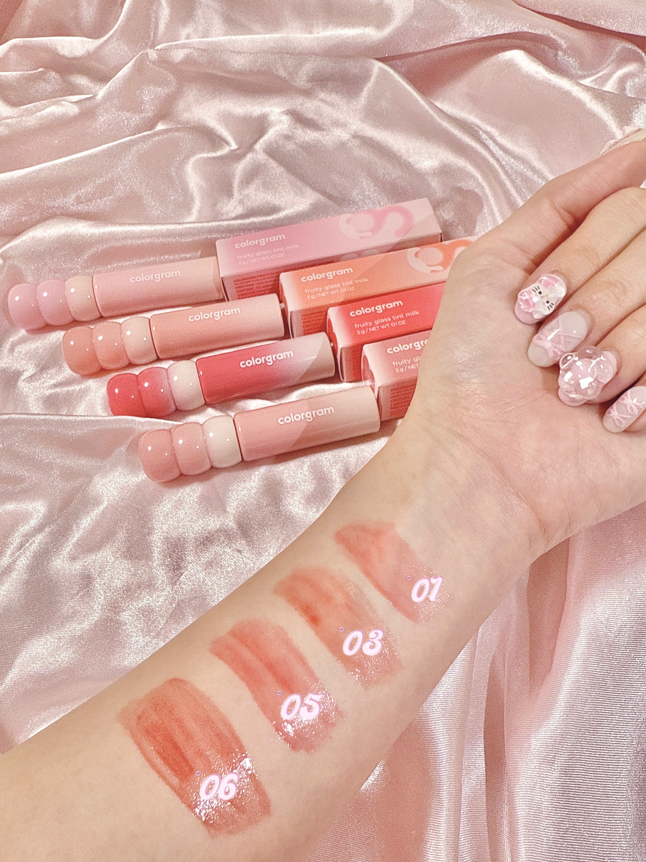 タンフルグラスティント/Colorgram/リップティントを使ったクチコミ（3枚目）