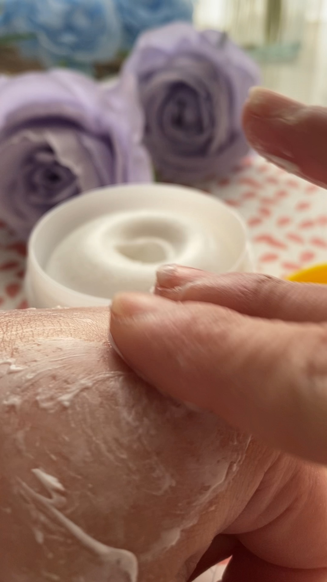 ハッコウクリームクレンジング キンモクセイの香り/felmiu/クレンジングクリームを使ったクチコミ（2枚目）