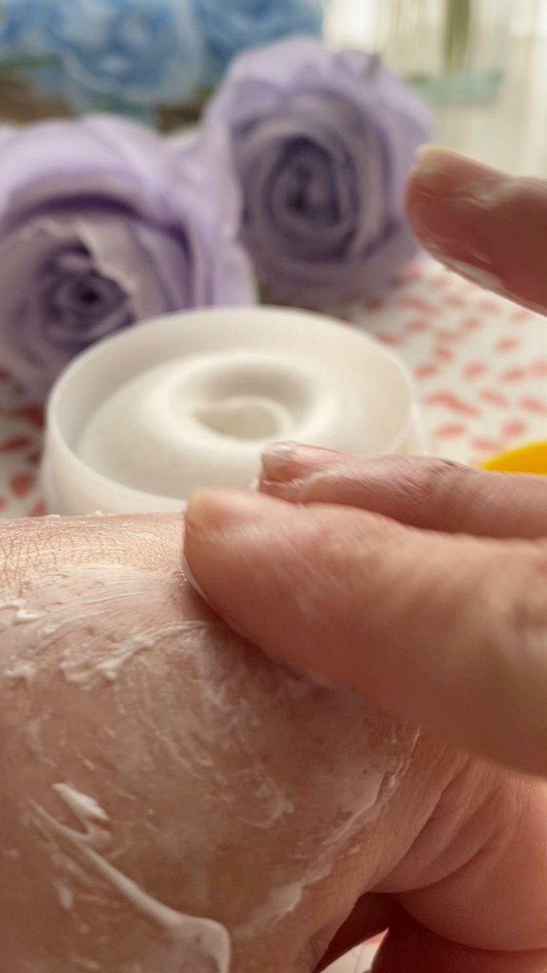 ハッコウクリームクレンジング キンモクセイの香り/felmiu/クレンジングクリームを使ったクチコミ(2枚目)