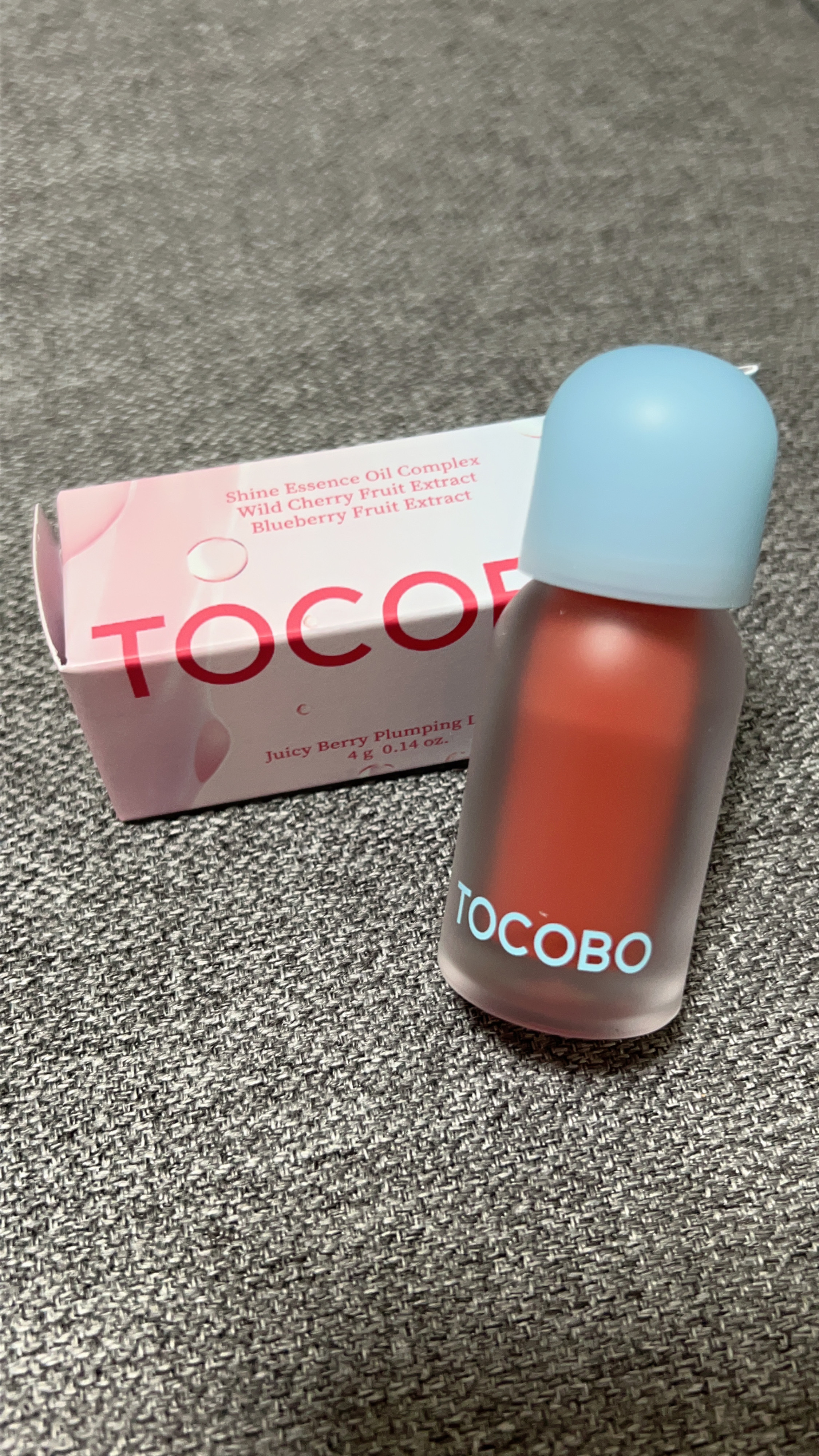 ジューシーベリープランピングリップオイル/TOCOBO/リップグロスを使ったクチコミ（1枚目）