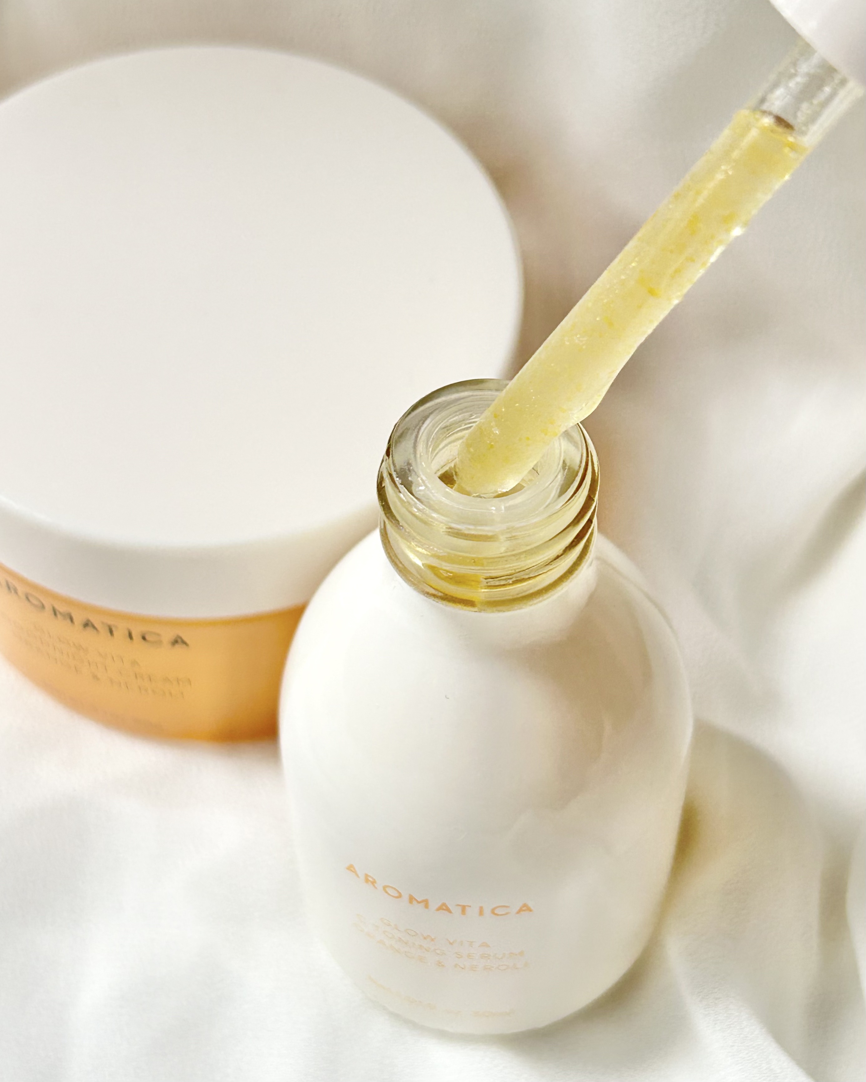 グロービタグットナイトクリーム/AROMATICA/フェイスクリームを使ったクチコミ（3枚目）