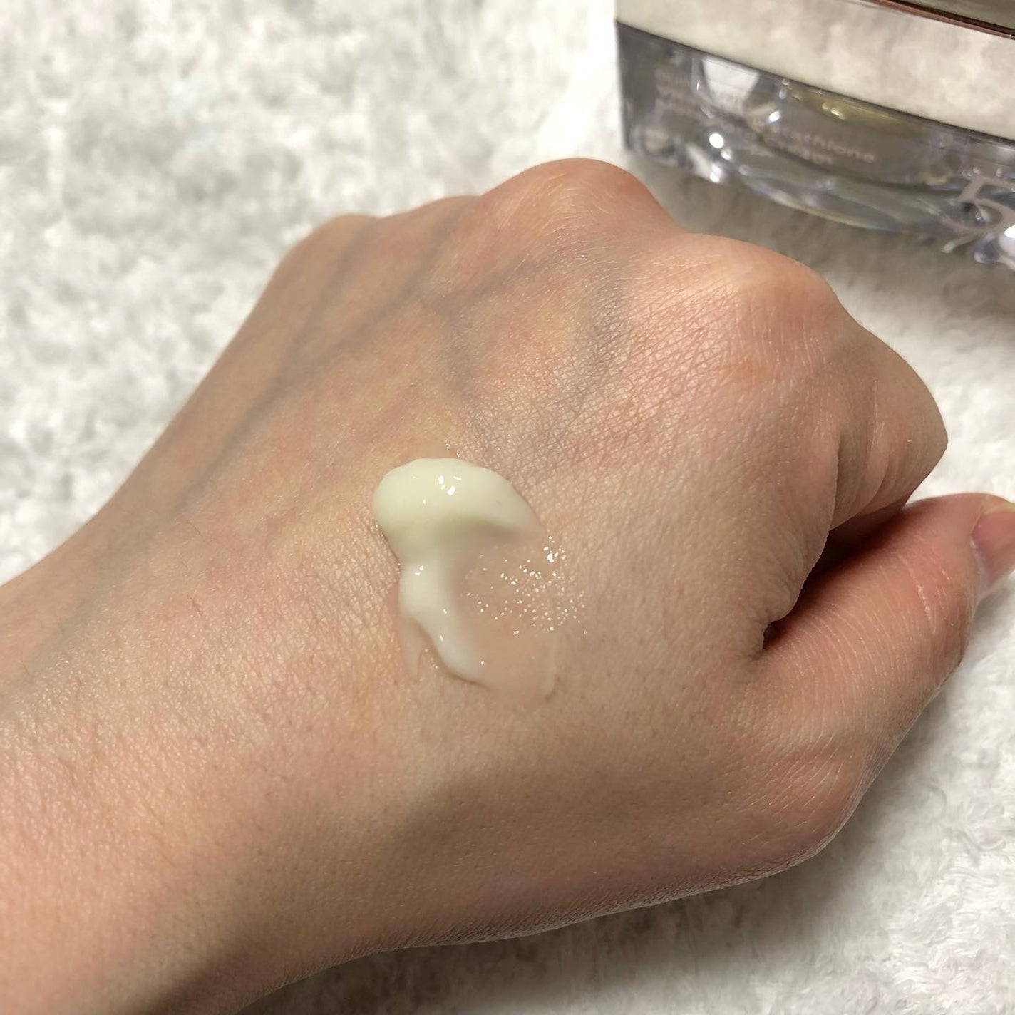 5番 白玉グルタチオンCメラゼロクリーム/numbuzin/フェイスクリームを使ったクチコミ(7枚目)