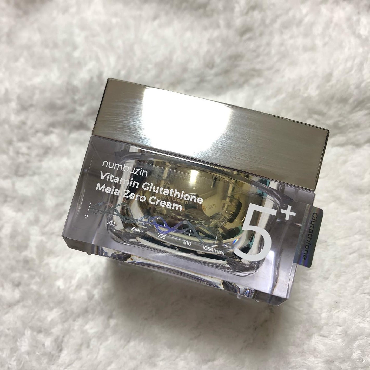 5番 白玉グルタチオンCメラゼロクリーム/numbuzin/フェイスクリームを使ったクチコミ(2枚目)