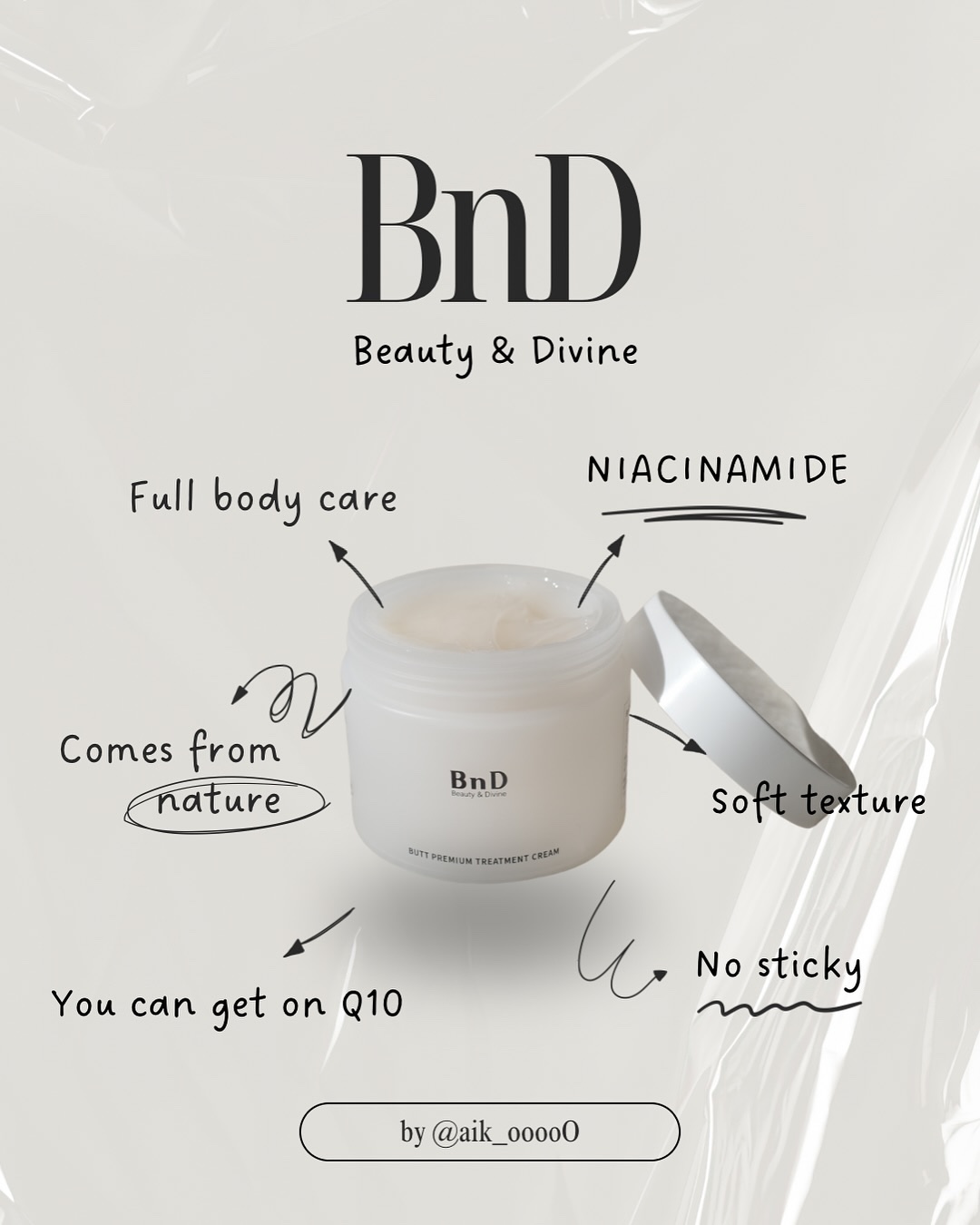 BnDヒップクリーム/BnD/バスト・ヒップケアを使ったクチコミ（1枚目）