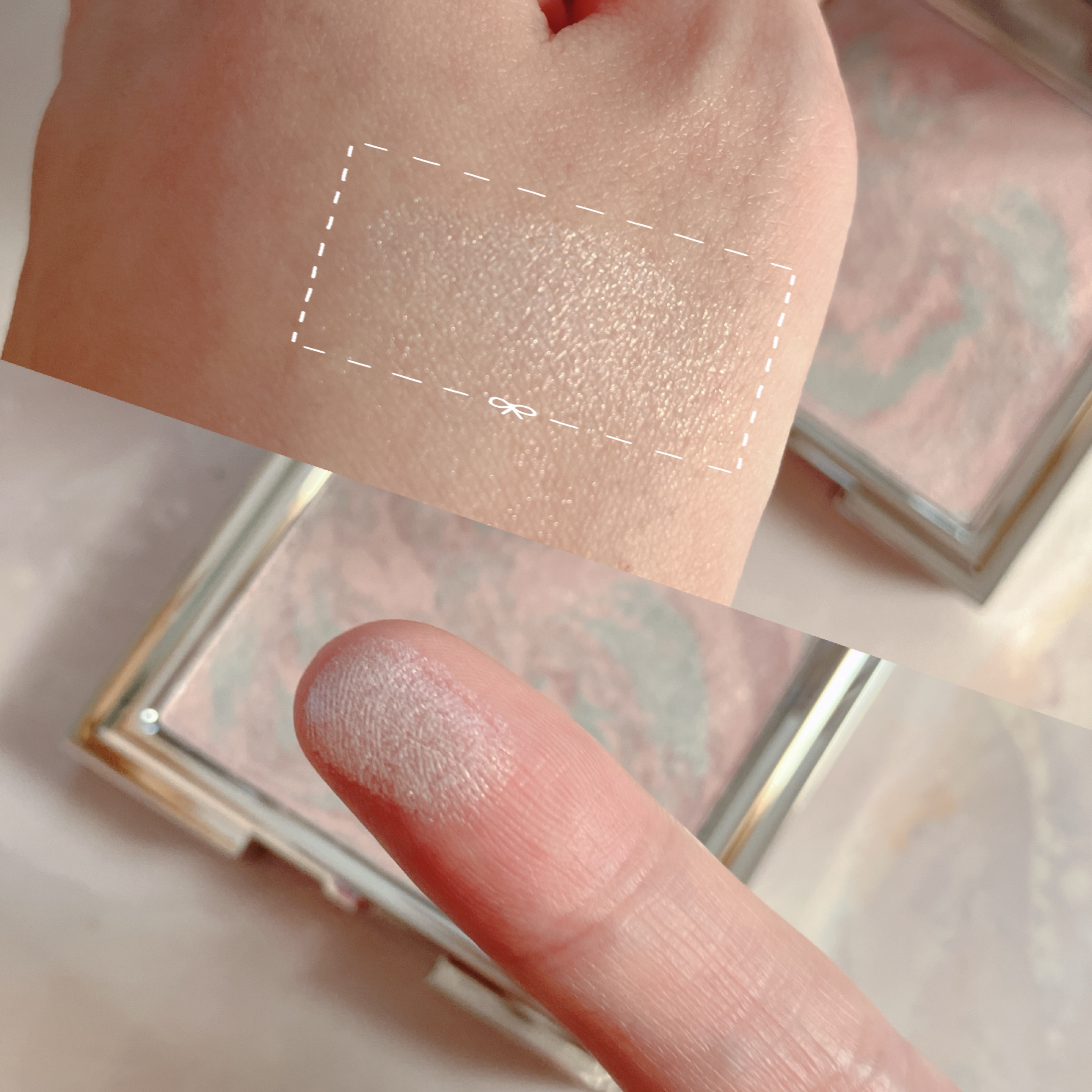 スキンルミナスハイライター/DEAR DAHLIA/パウダーハイライトを使ったクチコミ（3枚目）