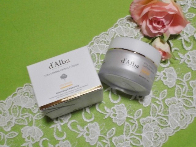 ビタトーニングカプセルクリーム/ダルバ/フェイスクリームを使ったクチコミ(1枚目)