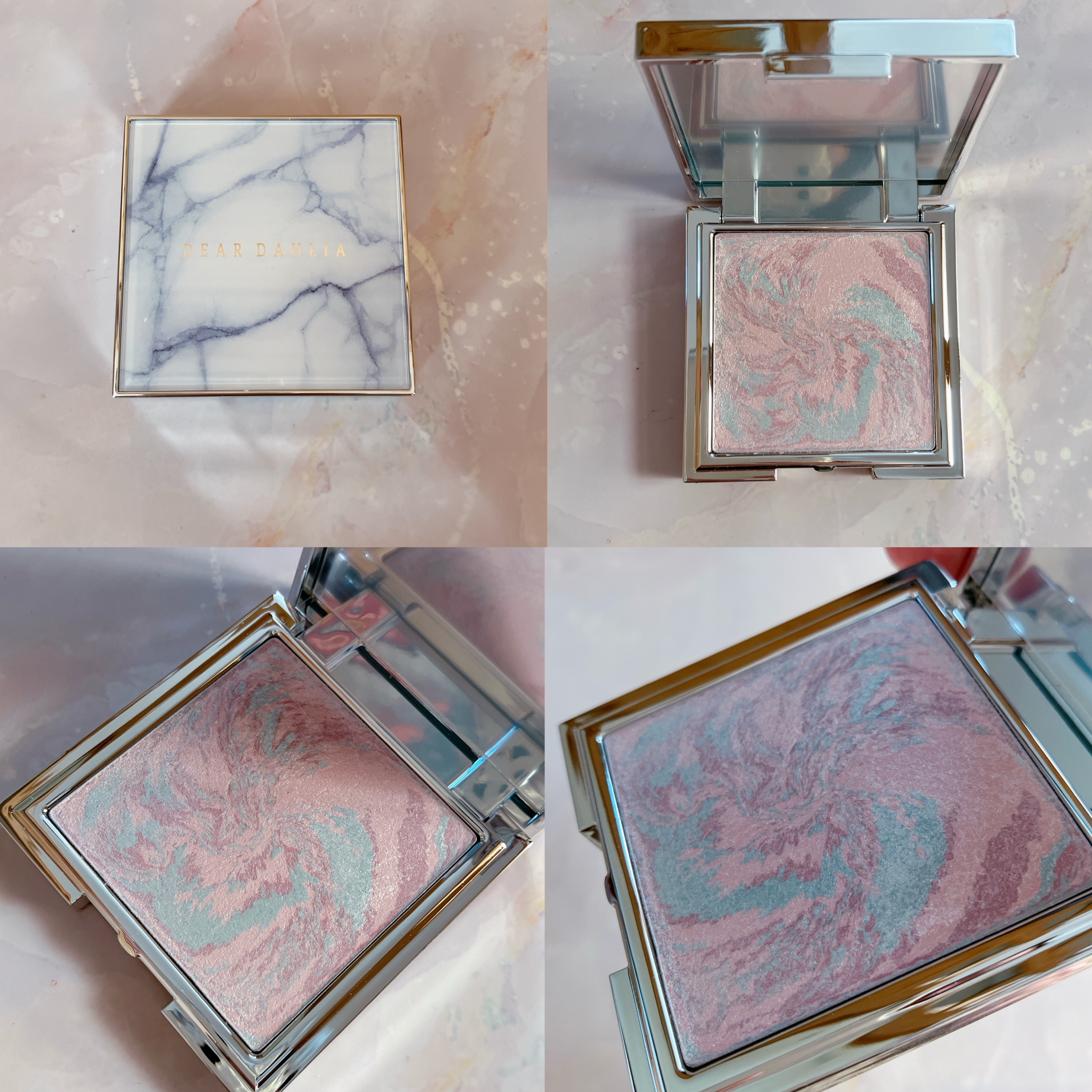 スキンルミナスハイライター/DEAR DAHLIA/パウダーハイライトを使ったクチコミ（2枚目）