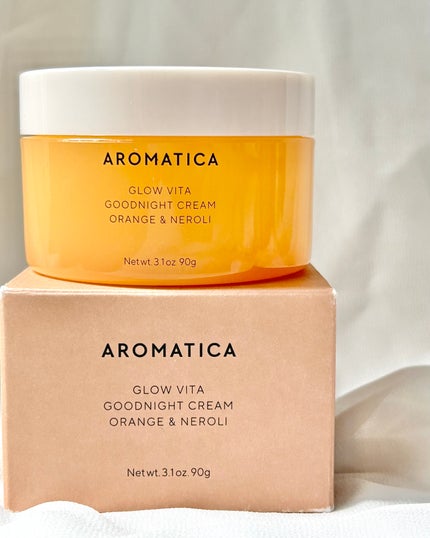 グロービタグットナイトクリーム/AROMATICA/フェイスクリームを使ったクチコミ(5枚目)