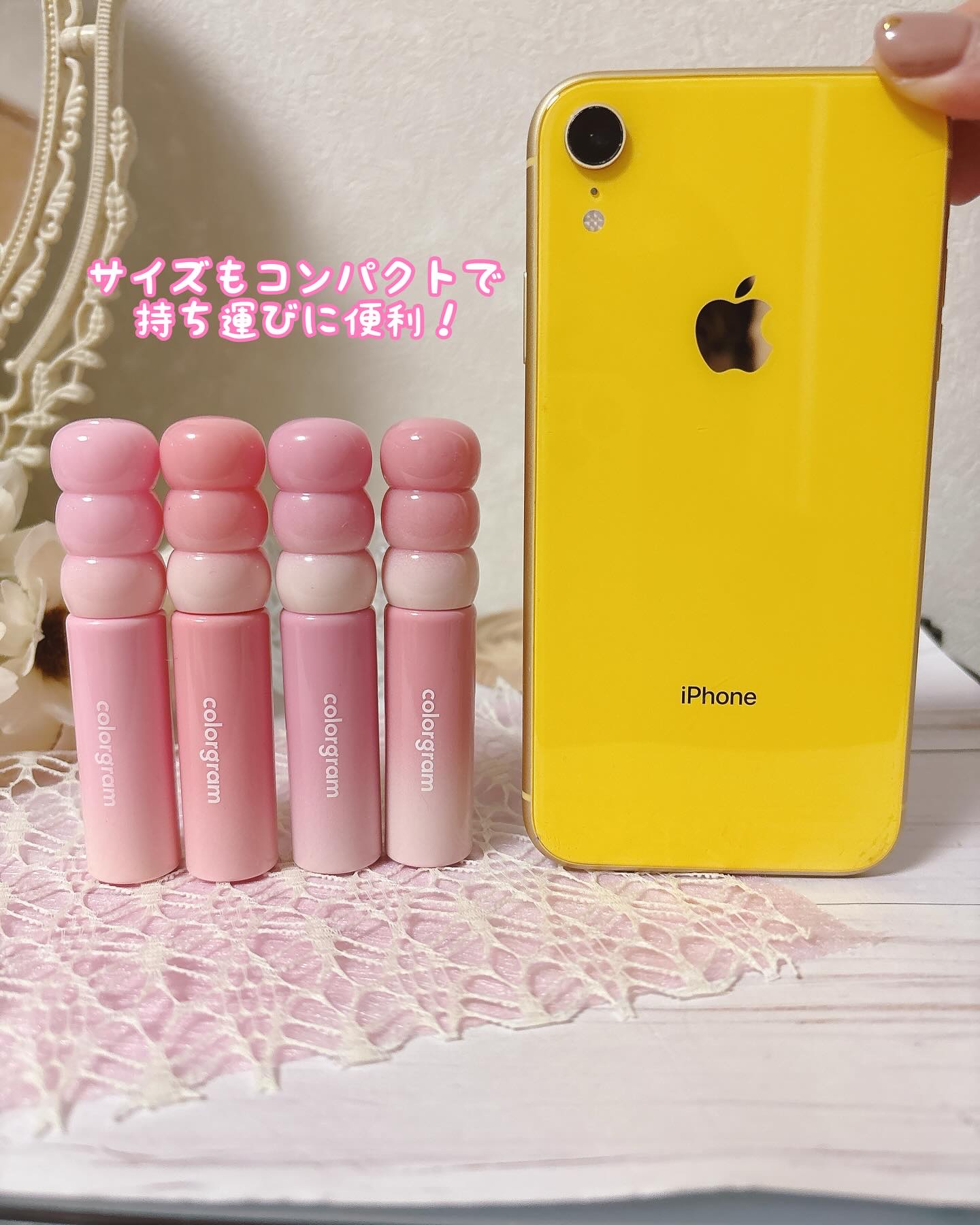 タンフルグラスティント/Colorgram/リップティントを使ったクチコミ（3枚目）