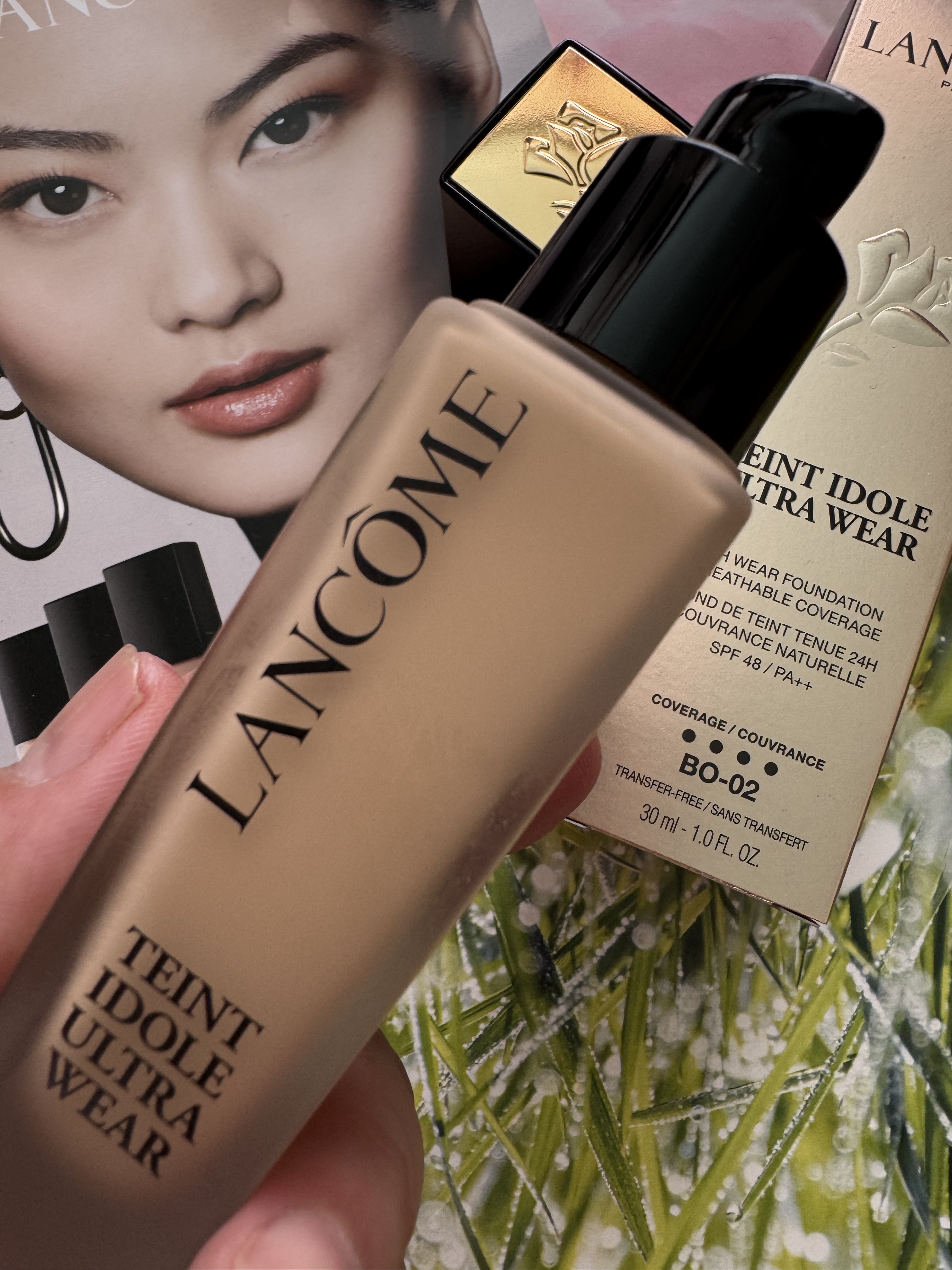 タンイドル ウルトラ ウェア リキッド N/LANCOME/リキッドファンデーションを使ったクチコミ（2枚目）
