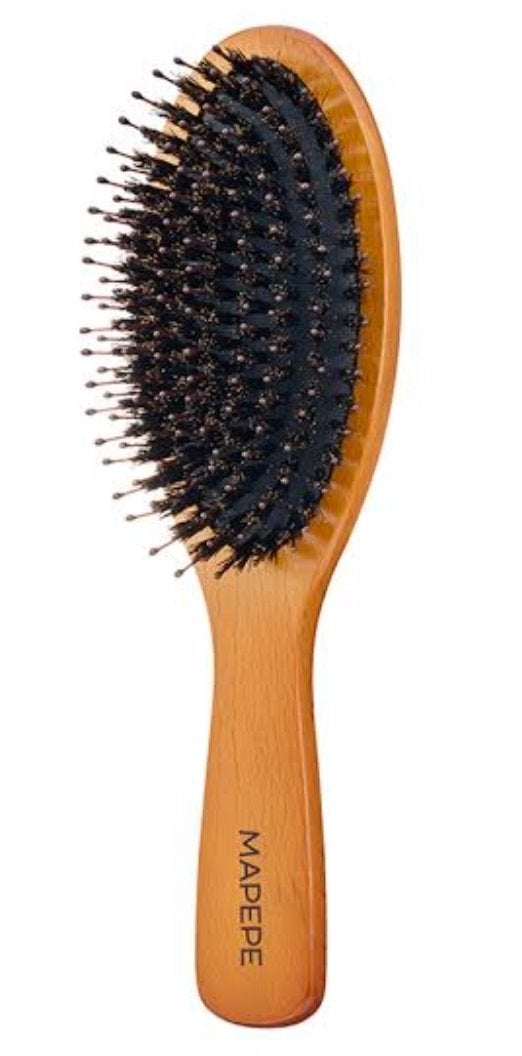 つやつや天然毛のミックスブラシ/マペペ/ヘアブラシを使ったクチコミ(1枚目)