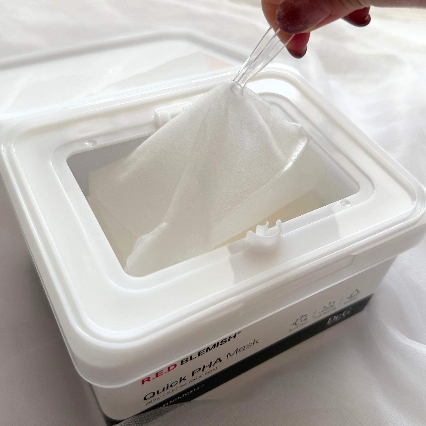 レッドブレミッシュクイックPHAシートマスク/Dr.G/シートマスク・パックを使ったクチコミ（2枚目）