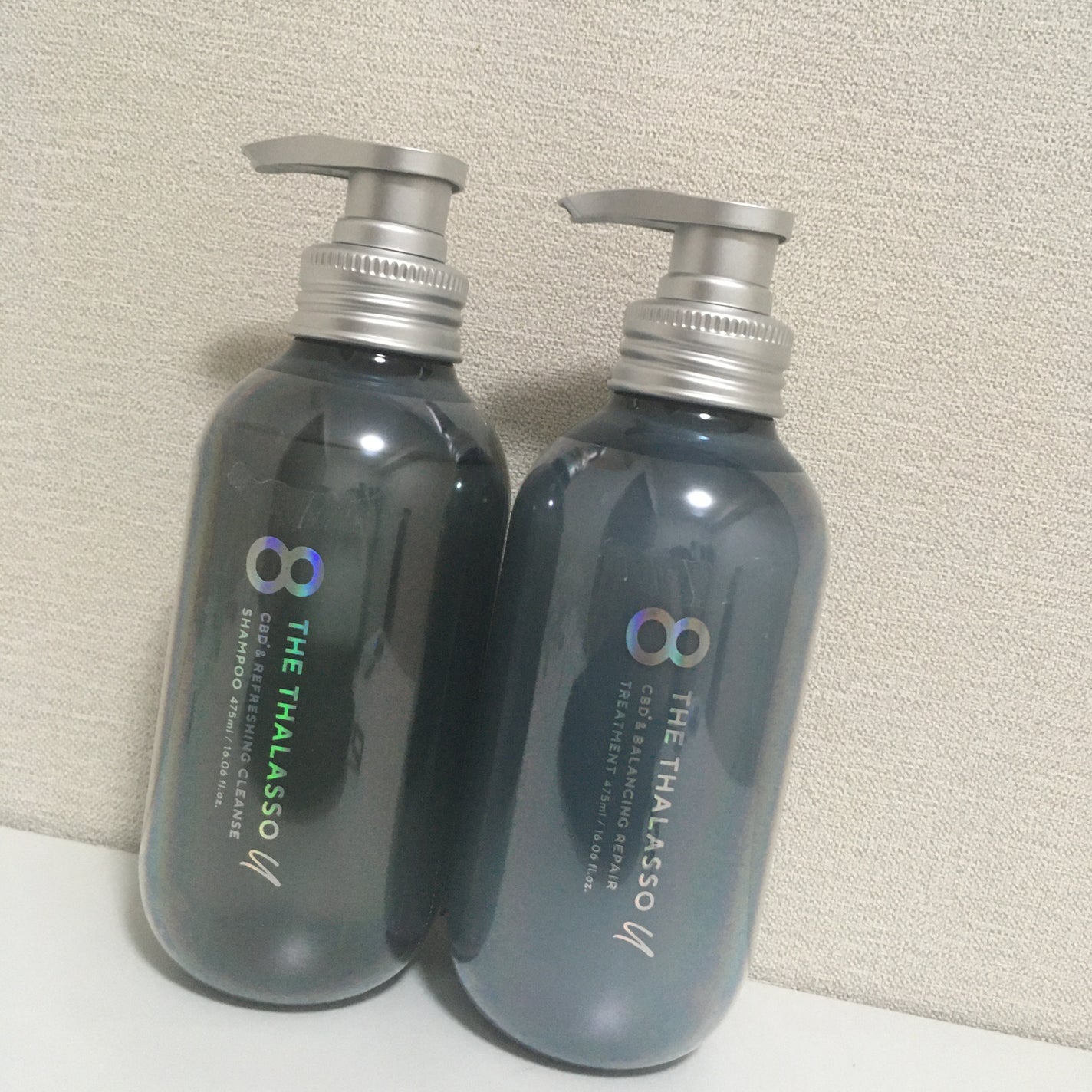 エイトザタラソ ユー CBD&リフレッシング クレンズ 美容液シャンプー/CBD&バランシング ダメージリペア 美容液ヘアトリートメント/エイトザタラソ/市販シャンプーを使ったクチコミ(1枚目)