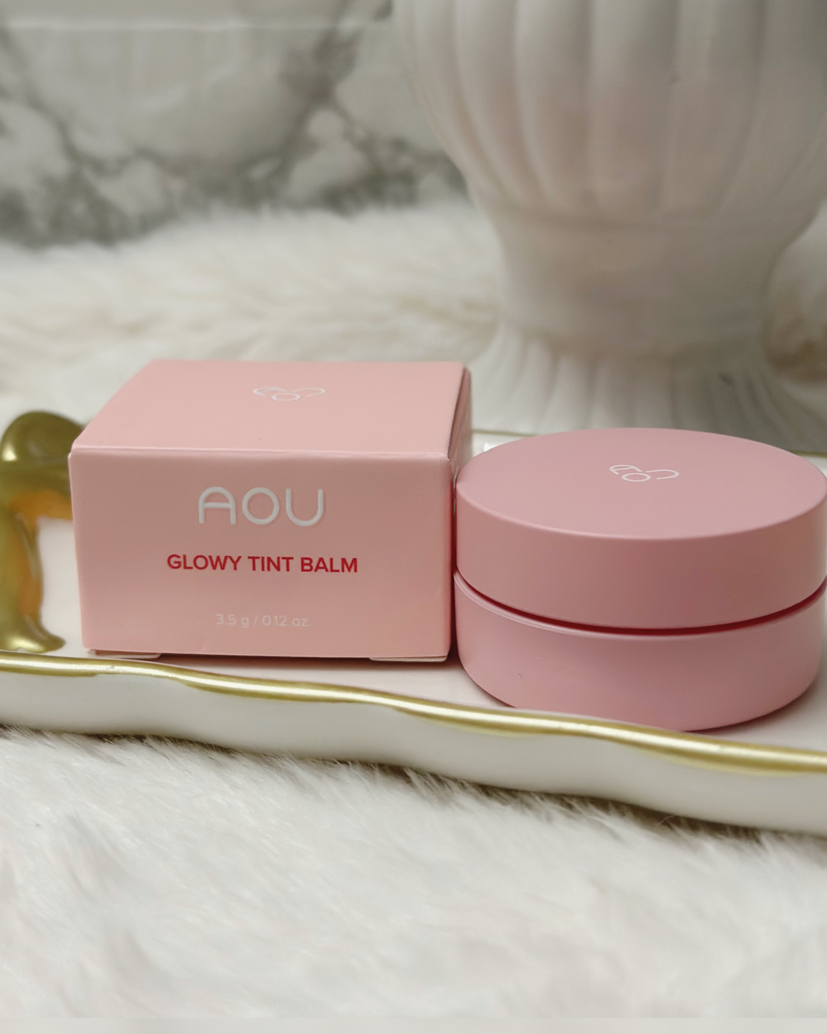 GLOWY TINT BALM/AOU/リップグロスを使ったクチコミ（2枚目）