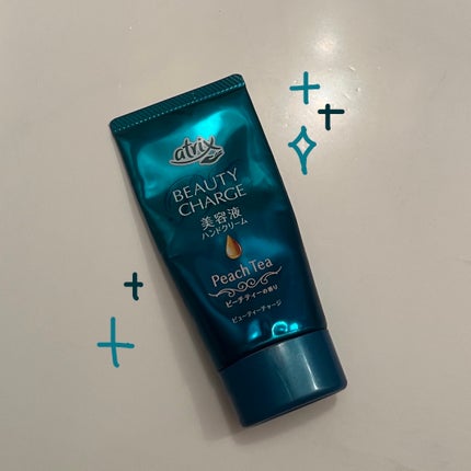 アトリックス ビューティーチャージ ピーチティーの香りのクチコミ「結局これ!!リピ3回目のハンドクリーム🍑❤︎❤︎
🪄アトリックス
ビューティ.....」(1枚目)