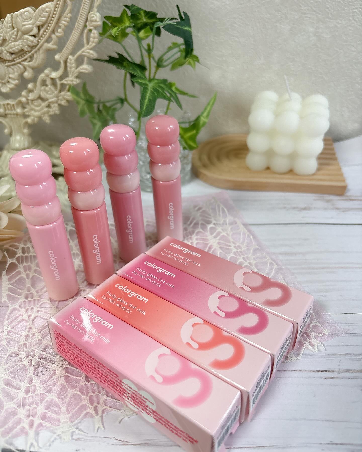 タンフルグラスティント/Colorgram/リップティントを使ったクチコミ（2枚目）