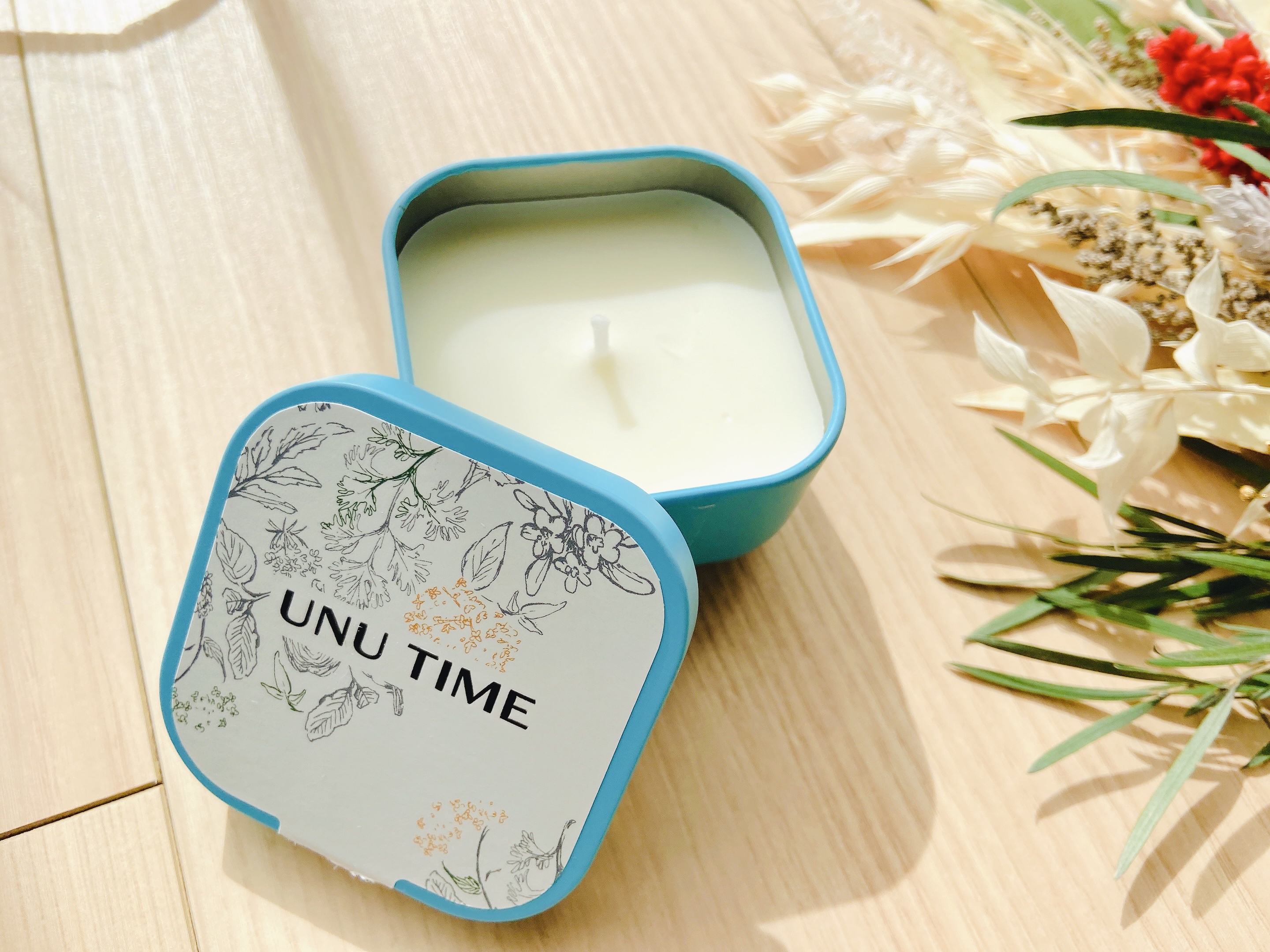 大豆から出来た アロマキャンドル/UNU TIME/アロマキャンドルを使ったクチコミ（2枚目）