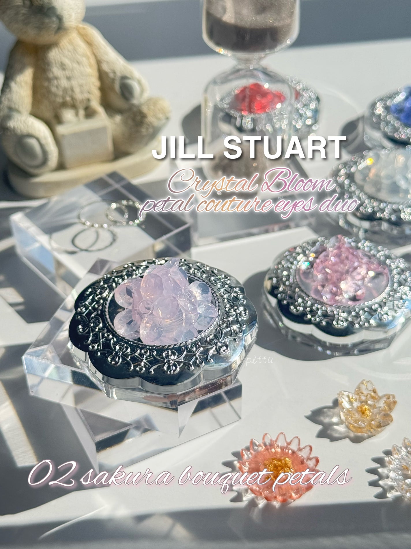 ジルスチュアート クリスタルブルーム ペタルクチュールアイズ デュオ/JILL STUART/アイシャドウパレットを使ったクチコミ(1枚目)