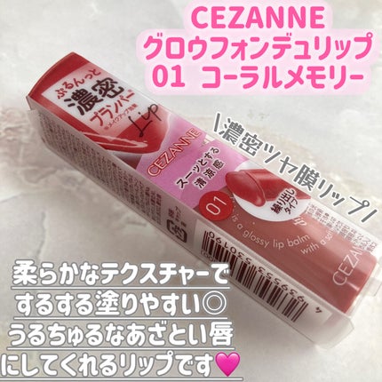 グロウフォンデュリップ/CEZANNE/口紅・グロス・リップライナー・リップケアを使ったクチコミ(2枚目)
