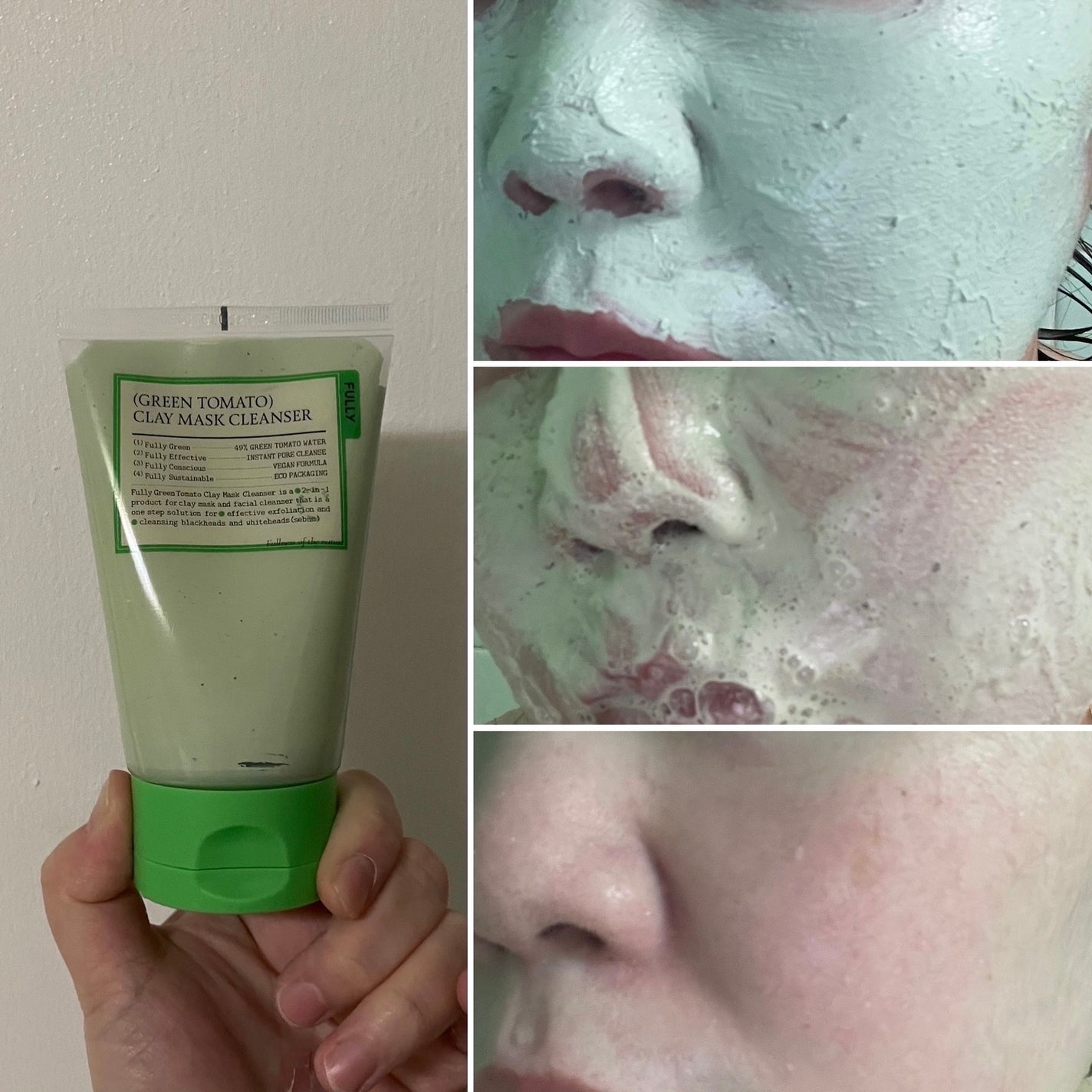 グリーントマトクレイマスククレンザー/FULLY/洗い流すパック・マスクを使ったクチコミ(3枚目)