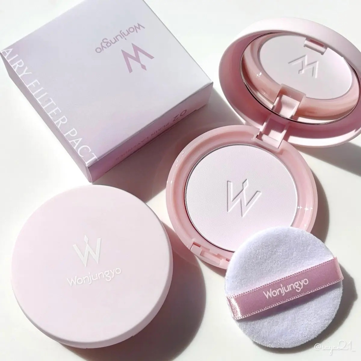 ウォンジョンヨ エアリーフィルターパクト/Wonjungyo/プレストパウダーを使ったクチコミ（1枚目）