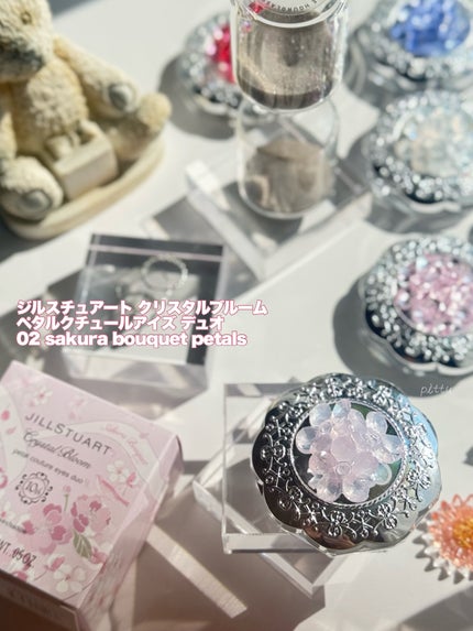 ジルスチュアート クリスタルブルーム ペタルクチュールアイズ デュオ/JILL STUART/アイシャドウパレットを使ったクチコミ(8枚目)