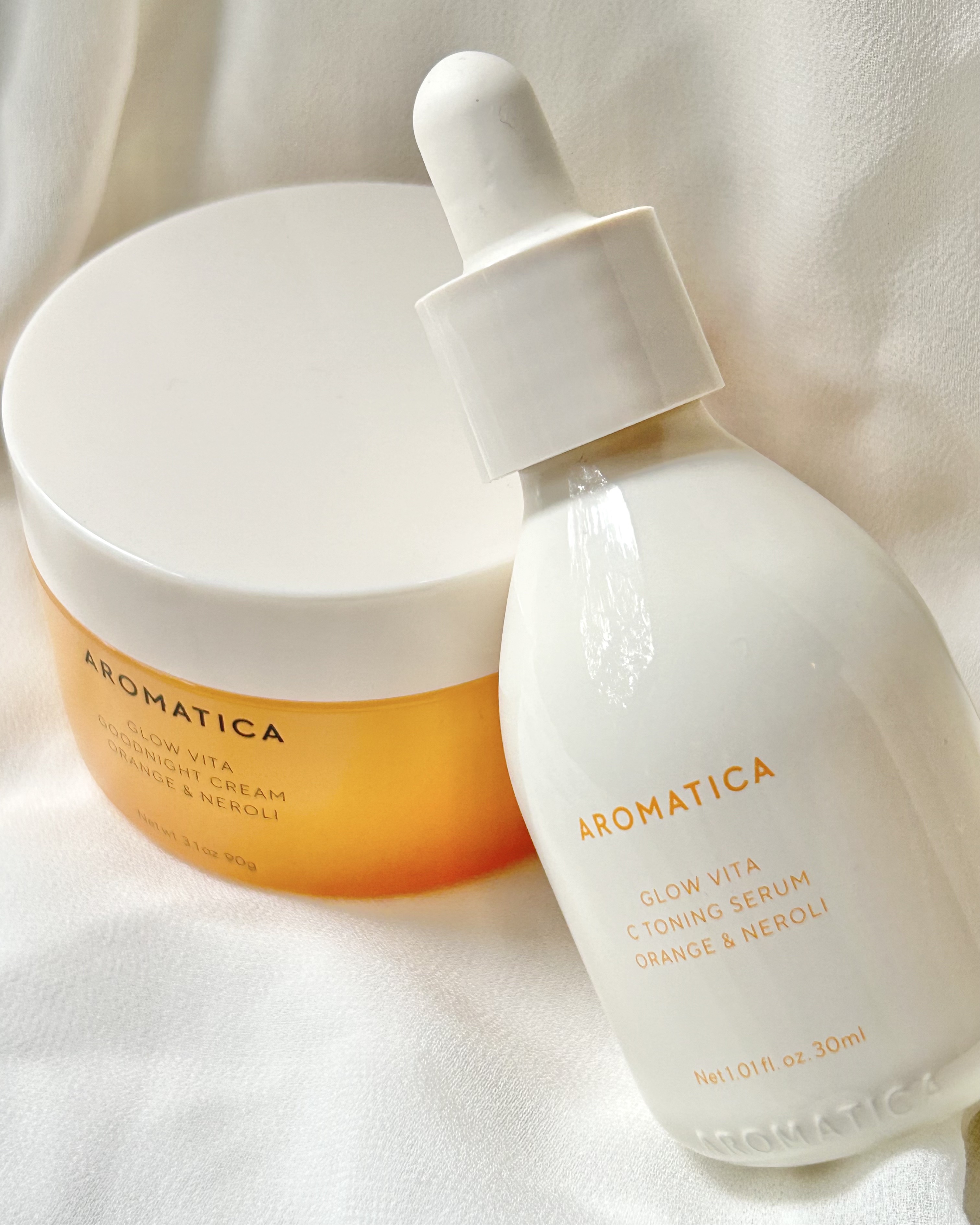 グロービタグットナイトクリーム/AROMATICA/フェイスクリームを使ったクチコミ（2枚目）