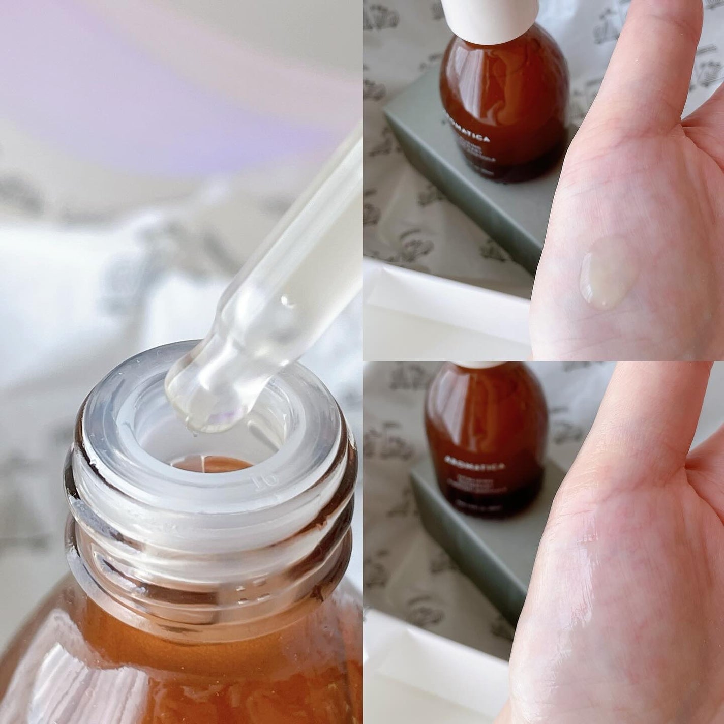 オレンジクレンジングシャーベット/AROMATICA/クレンジングバームを使ったクチコミ(5枚目)