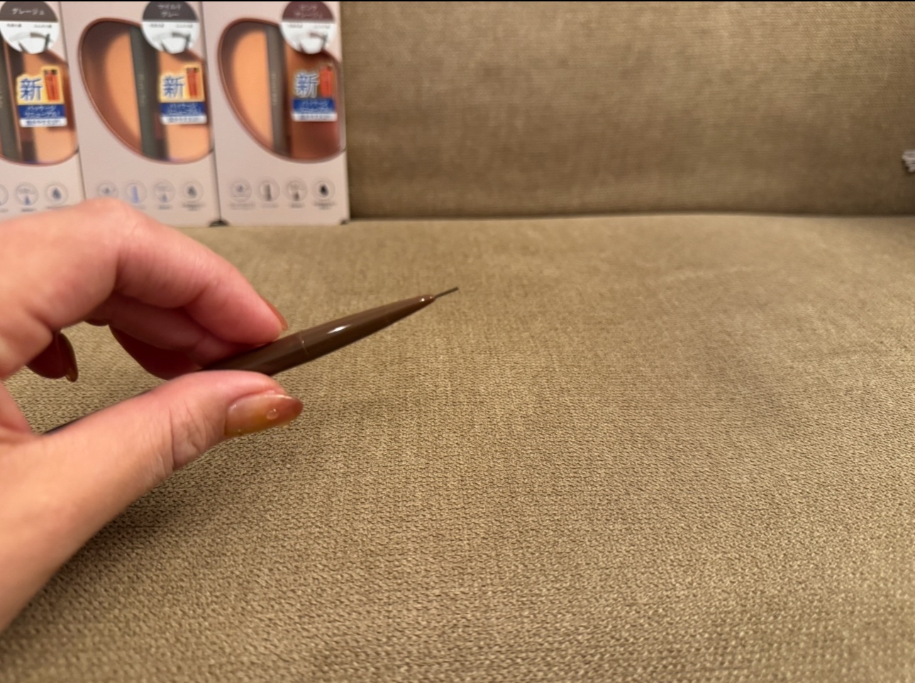 パウダリーアイブロウペンシルスリム/ミゼルエディ/アイブロウペンシルを使ったクチコミ（2枚目）