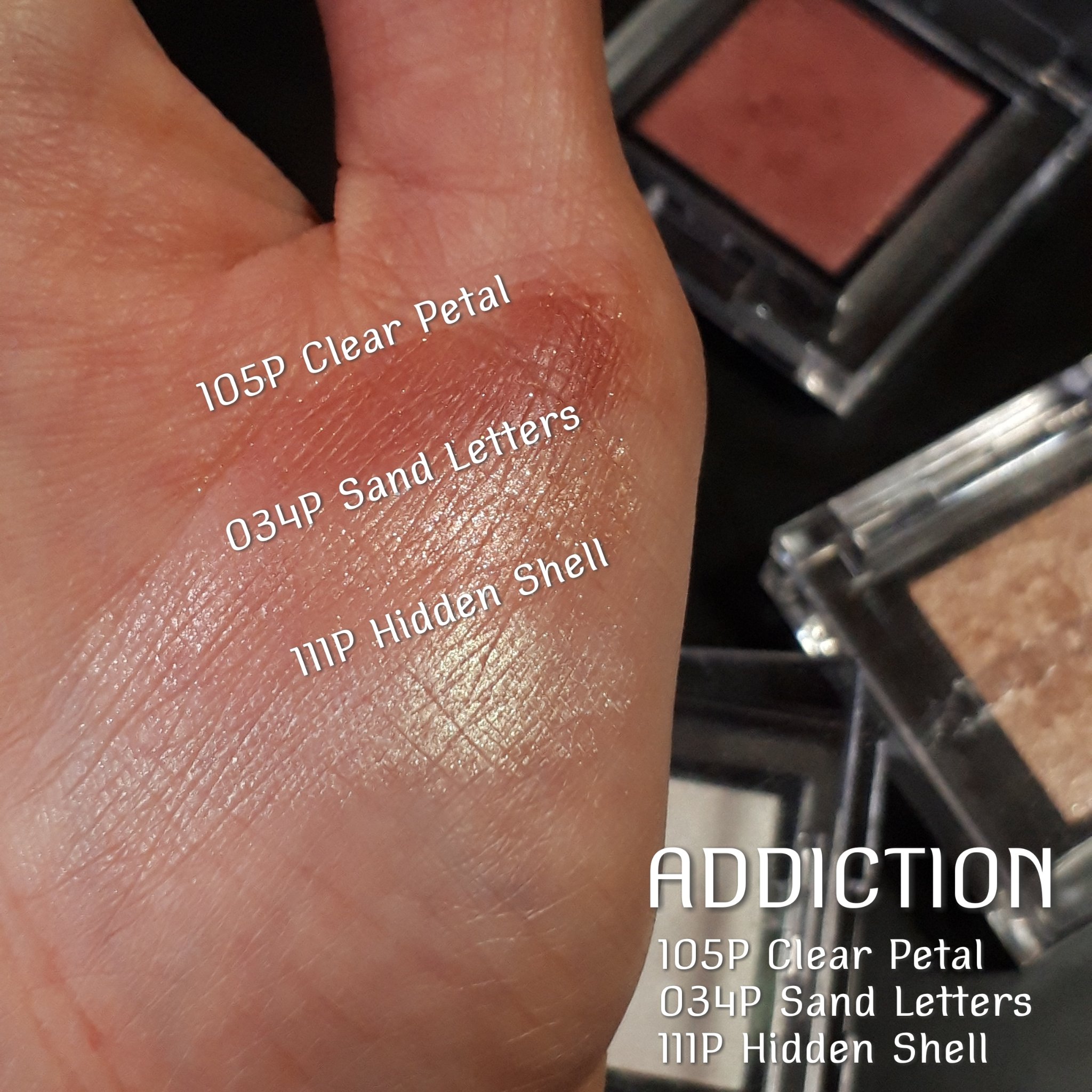 アディクション ザ アイシャドウ パール/ADDICTION/単色アイシャドウを使ったクチコミ（2枚目）