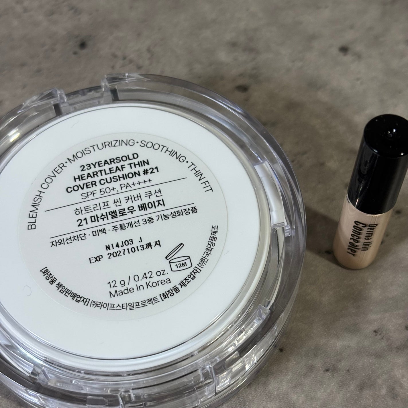 ハートリーフシーンカバークッション/23years old/クッションファンデーションを使ったクチコミ(3枚目)