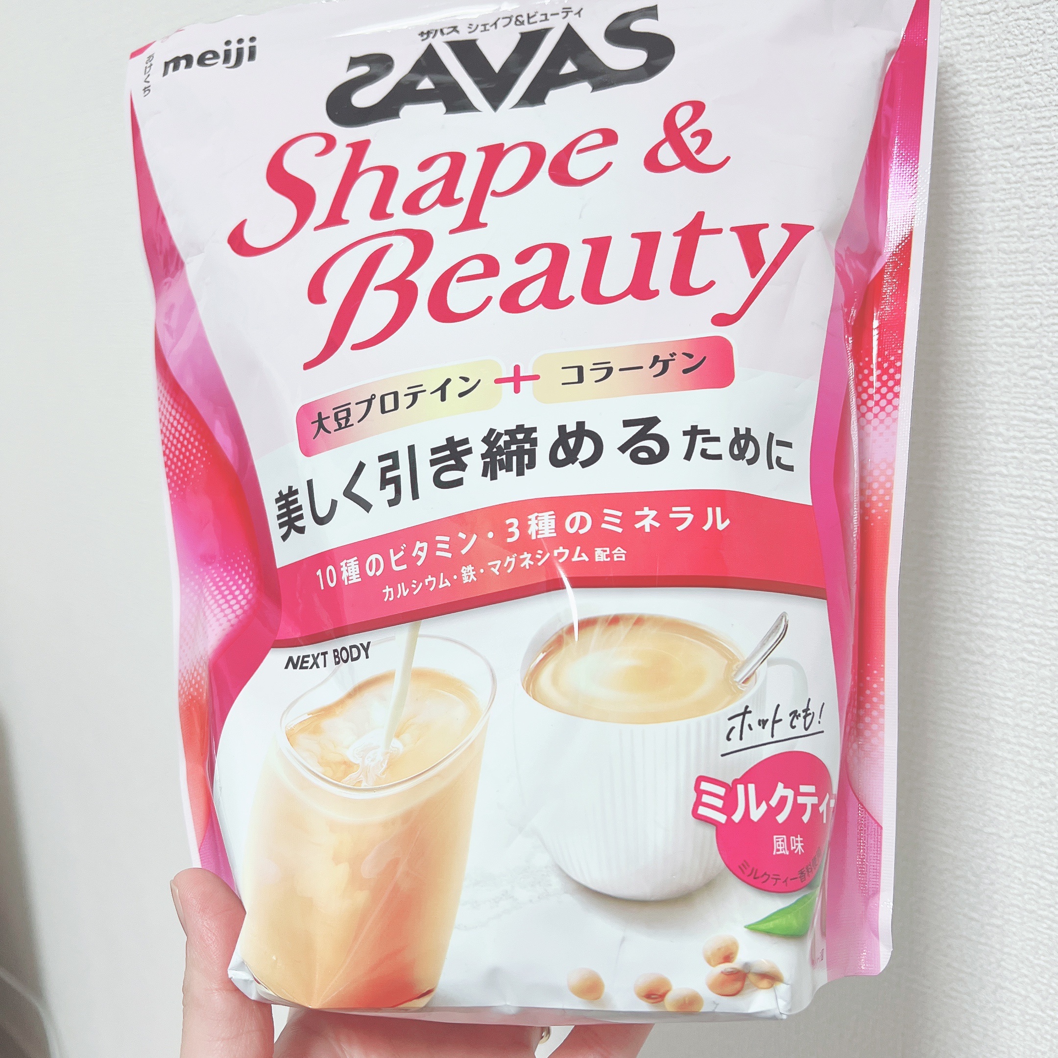 シェイプ&ビューティ ミルクティー風味 900g/ザバス/ソイプロテインを使ったクチコミ（1枚目）