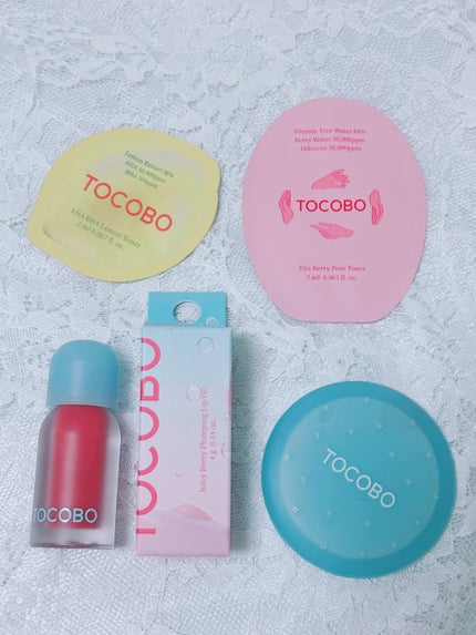 ジューシーベリープランピングリップオイル/TOCOBO/リップグロスを使ったクチコミ(1枚目)