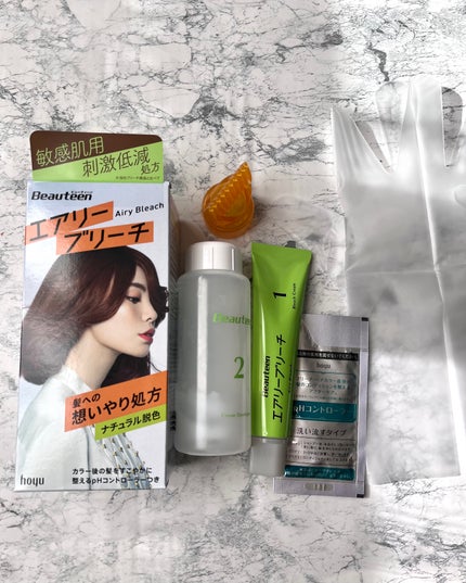 エアリーブリーチ/ビューティーン/ヘアカラーを使ったクチコミ(2枚目)