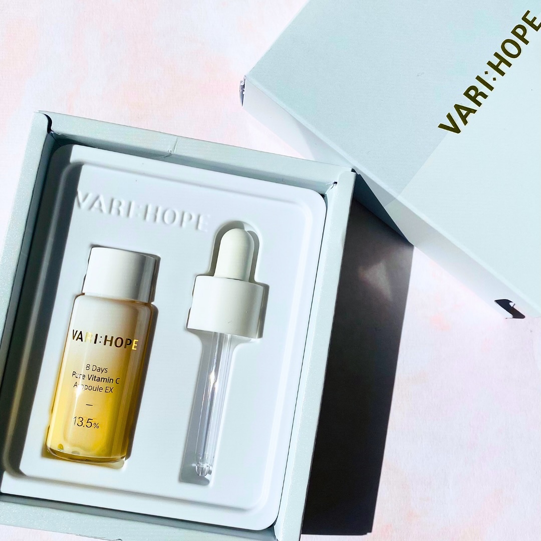 ８デイズピュアビタミンCアンプル/VARI:HOPE/美容液を使ったクチコミ（2枚目）