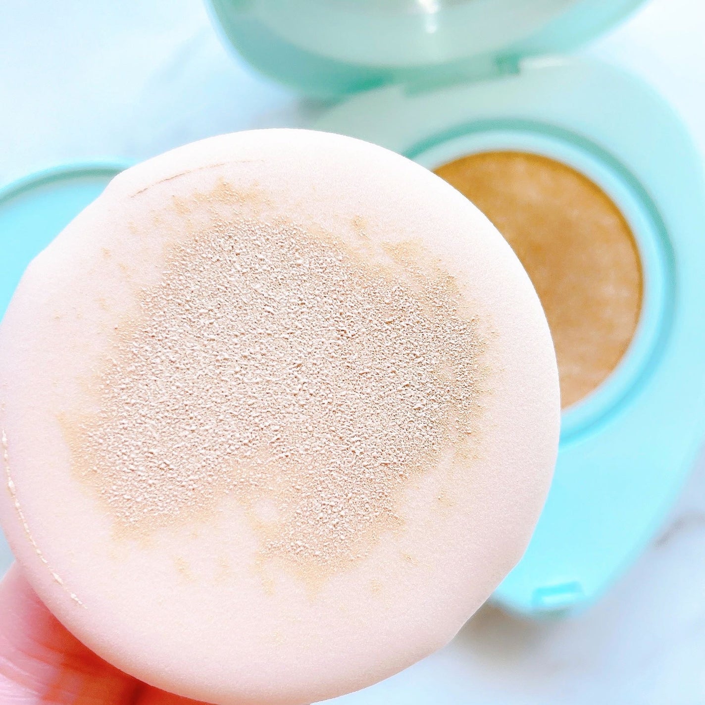 トワタッチ ハートクッション アクアベア/troistouch/クッションファンデーションを使ったクチコミ(6枚目)