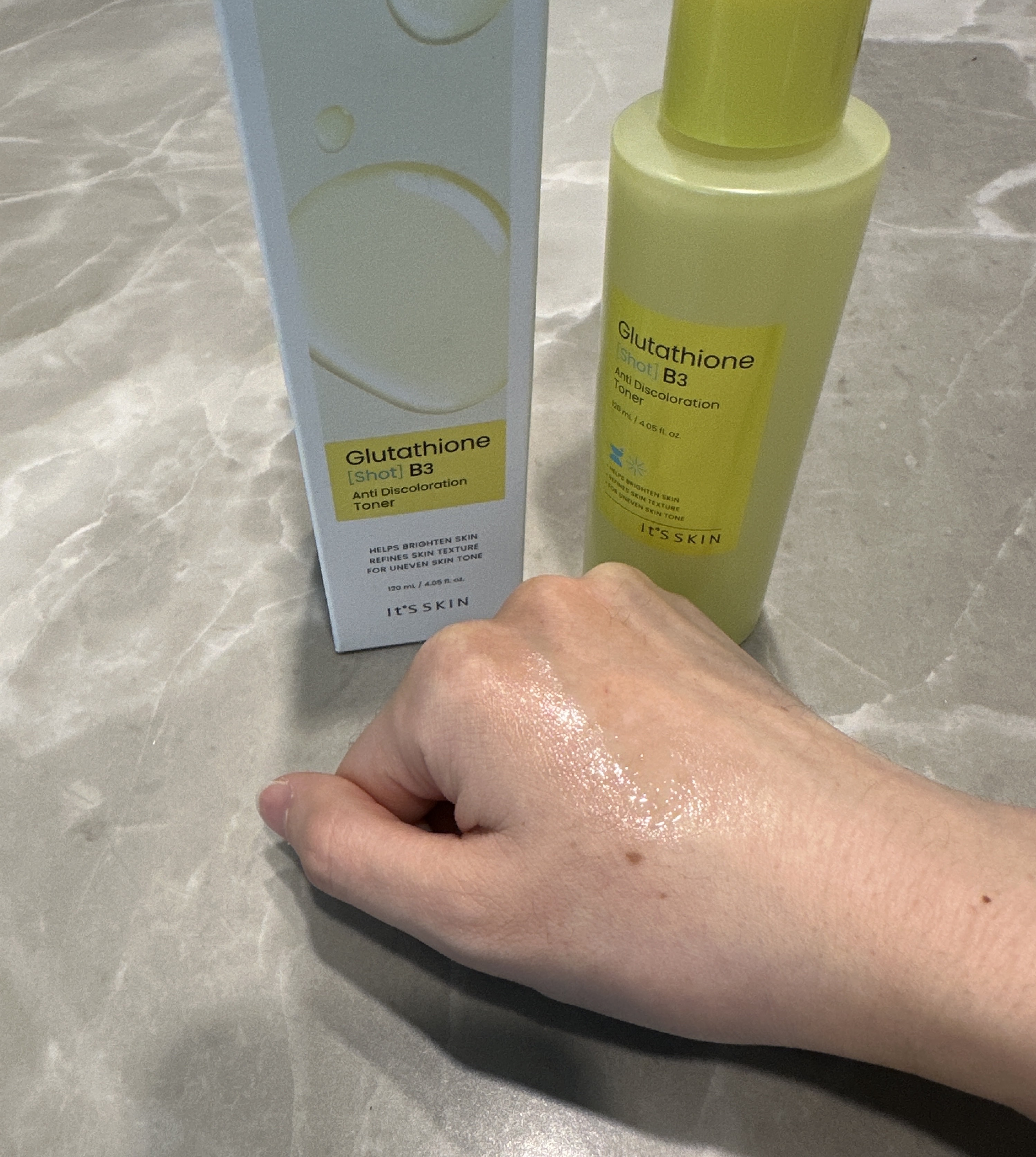 グルタチオンショットB3クリアトーントナー/It's skin/化粧水を使ったクチコミ（3枚目）