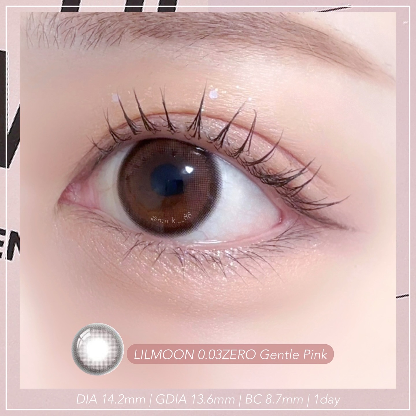 LILMOON 1day 0.03ZERO/LILMOON/ワンデー（１DAY）カラコンを使ったクチコミ（3枚目）