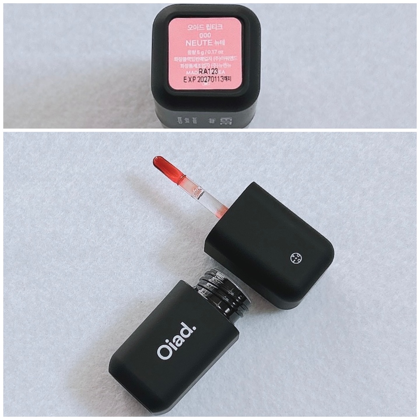 リップティーク 000 ニューテ/oiad/口紅を使ったクチコミ（3枚目）