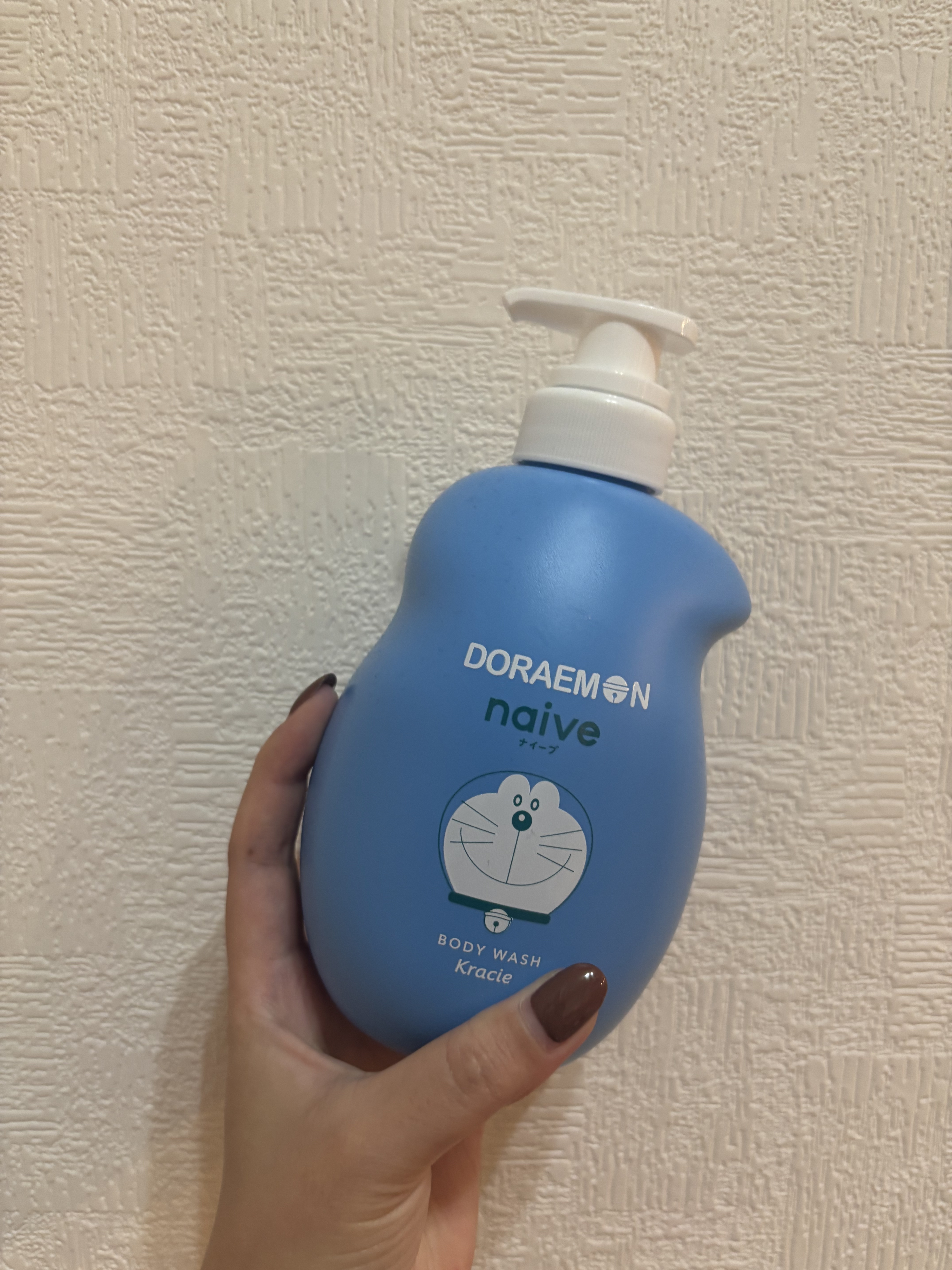 ボディソープ(桃の葉エキス配合) ドラえもんデザインポンプ（530ml）/ナイーブ/ボディソープを使ったクチコミ（1枚目）