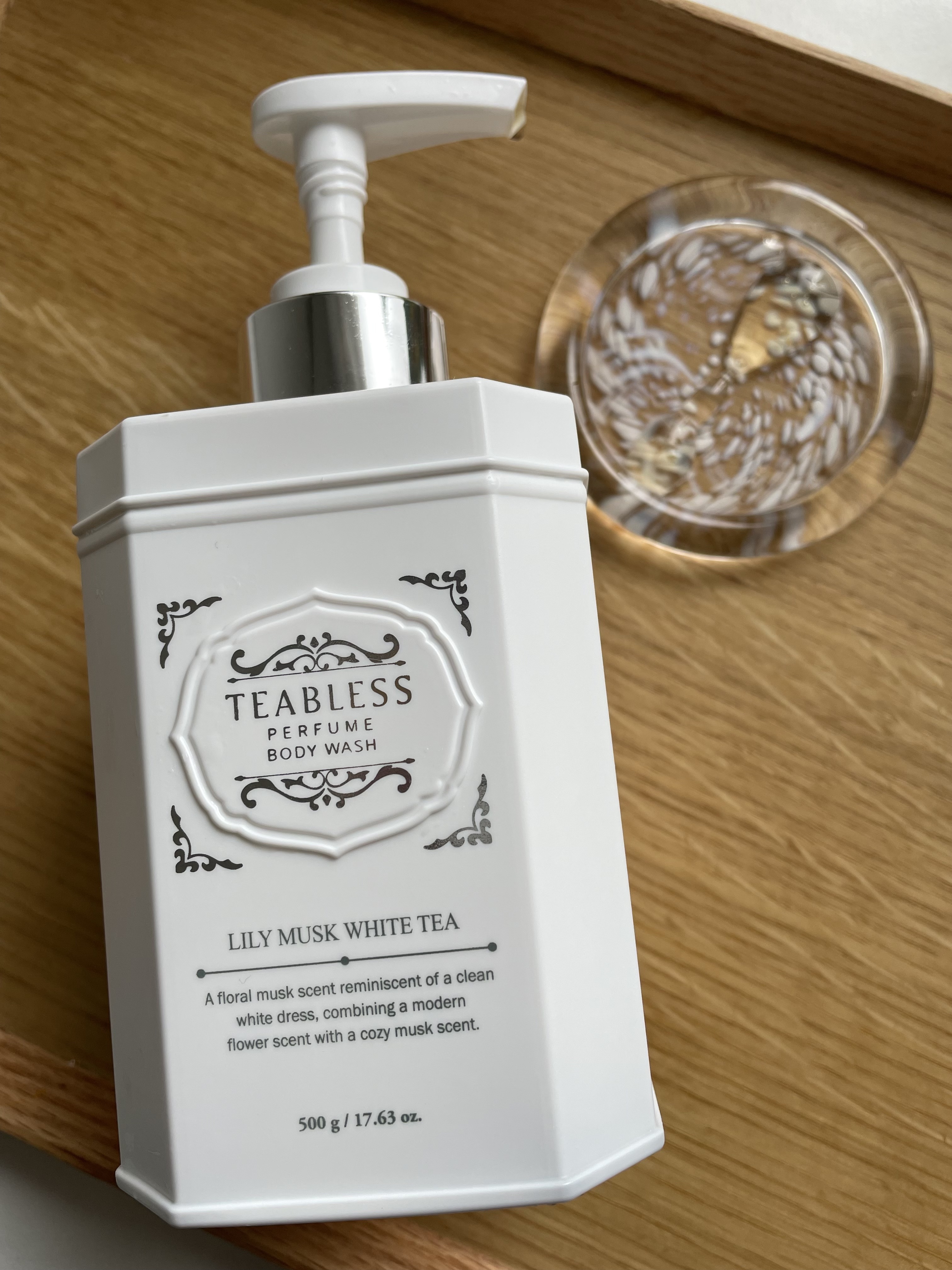 パフュームボディソープ リリィムスクホワイトティー/TEABLESS/ボディソープを使ったクチコミ（2枚目）