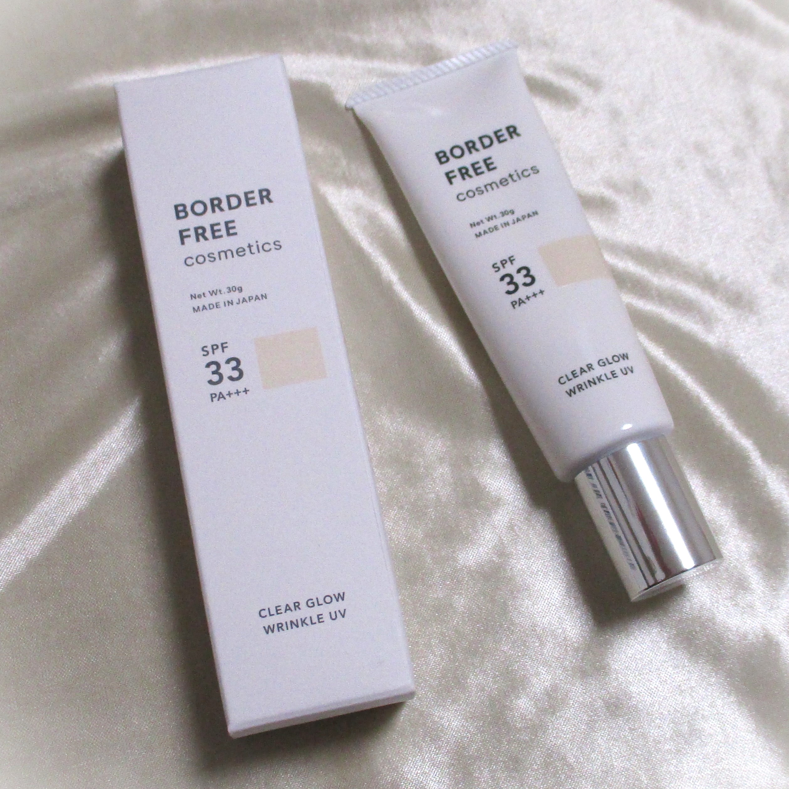 クリアグロウリンクルUV/BORDER FREE cosmetics/日焼け止め・UVケアを使ったクチコミ（1枚目）