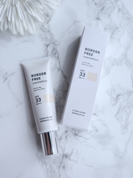 クリアグロウリンクルUV/BORDER FREE cosmetics/日焼け止め・UVケアを使ったクチコミ（1枚目）