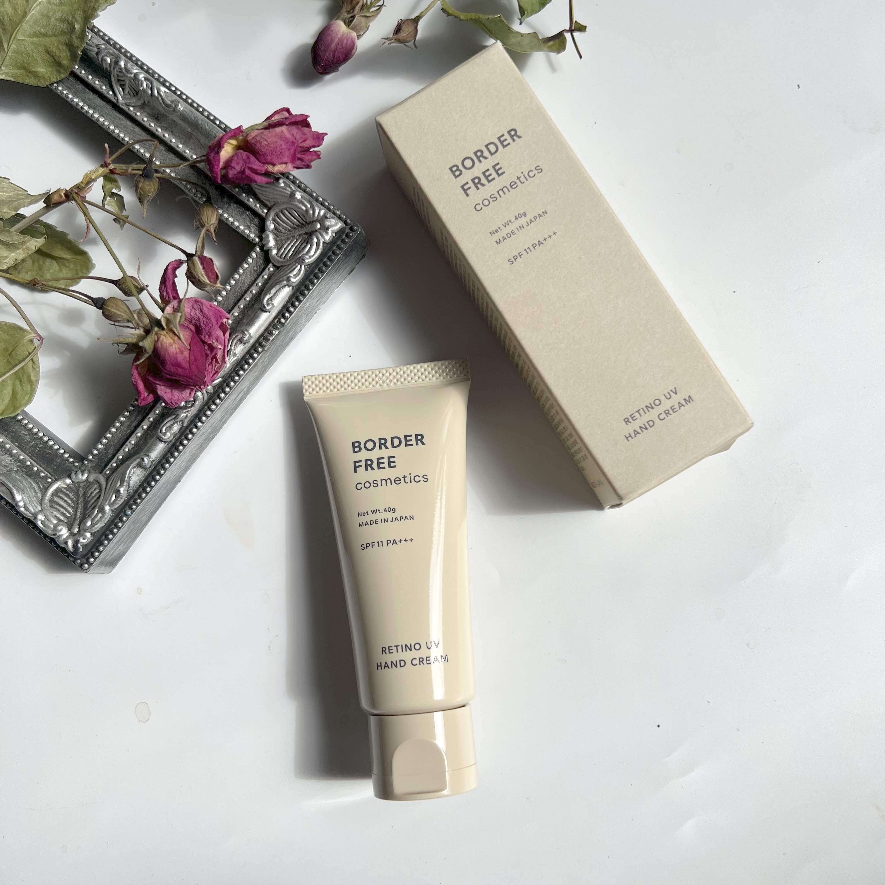 レチノUVハンドクリーム/BORDER FREE cosmetics/ハンドクリームを使ったクチコミ（1枚目）