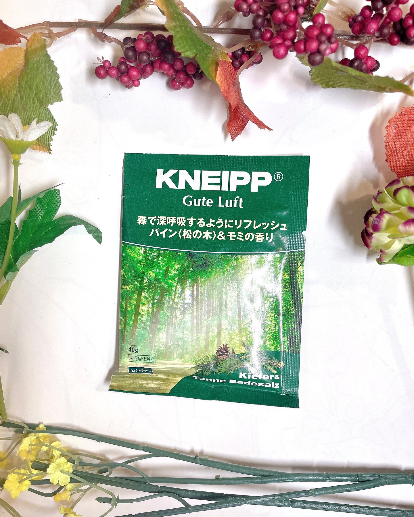 クナイプ グーテルフト バスソルト パイン<松の木>&モミの香り/クナイプ/無機塩系入浴剤を使ったクチコミ（1枚目）